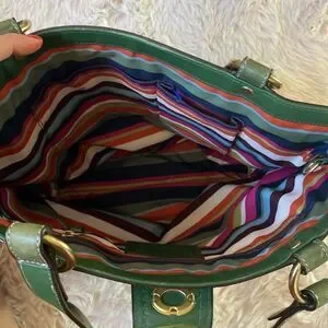 Coach | Bags | Vintage Coach Lily Legacyturnlock Green Leather